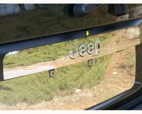 Quality Automotive Accessories 1-Piece Stainless Steel License Bar Above plate accent Trim Jeep Liberty 4-Door SUV 2008-2012