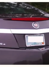 Quality Automotive Accessories 2-Piece Stainless Steel License Bar Extension Trim Cadillac CTS Coupe 2-Door Coupe 2011-2014                                     - LB50254 - Image 3