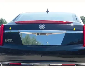 Quality Automotive Accessories 2-Piece Stainless Steel License Bar Extension Trim Cadillac XTS 4-Door Sedan 2013-2017