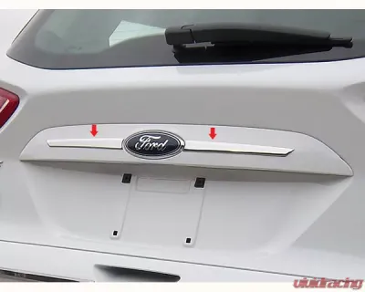 Quality Automotive Accessories 2-Piece Stainless Steel License Bar Extension Trim Ford Escape 4-Door SUV 2013-2016 - LB53360