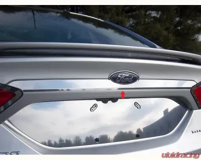 Quality Automotive Accessories 1-Piece Stainless Steel License Bar Above plate accent Trim Ford Fusion 4-Door Sedan 2013-2016 - LB53390