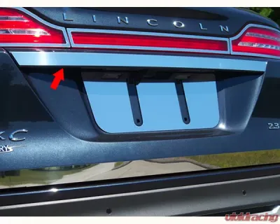 Quality Automotive Accessories 1-Piece Stainless Steel License Bar Above plate accent Trim Lincoln MKC 4-Door SUV 2015-2018 - LB55640
