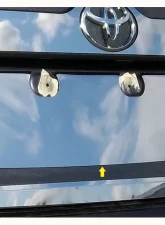 Quality Automotive Accessories 1-Piece Stainless Steel License Plate Bezel Toyota Camry 4-Door Sedan 2012-2014                                     - LP12130 - Image 3