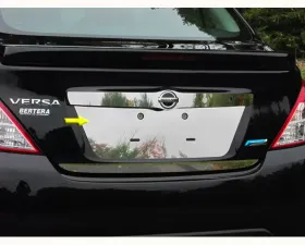Quality Automotive Accessories 1-Piece Stainless Steel License Plate Bezel Nissan Versa 4-Door Sedan 2012-2019