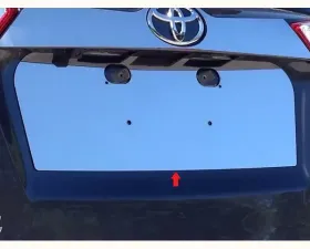 Quality Automotive Accessories 1-Piece Stainless Steel License Plate Bezel Toyota Rav4 4-Door SUV 2013-2015