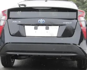 Quality Automotive Accessories 1-Piece Stainless Steel License Plate Bezel Toyota Prius 4-Door Hatchback 2016-2022