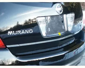 Quality Automotive Accessories 1-Piece Stainless Steel License Plate Bezel Nissan Murano 4-Door SUV 2004-2007