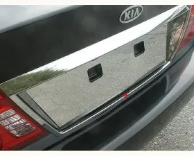 Quality Automotive Accessories 1-Piece Stainless Steel License Plate Bezel Kia Optima 4-Door Sedan 2001-2006
