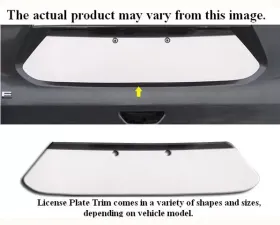 Quality Automotive Accessories 1-Piece Stainless Steel License Plate Bezel Jaguar X-Type 4-Door Sedan 2002-2009