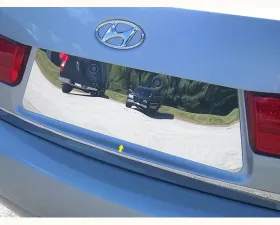 Quality Automotive Accessories 1-Piece Stainless Steel License Plate Bezel Hyundai Sonata 4-Door Sedan 2006-2010