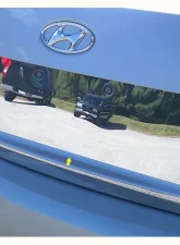 Quality Automotive Accessories 1-Piece Stainless Steel License Plate Bezel Hyundai Sonata 4-Door Sedan 2006-2010                                     - LP26360 - Image 3