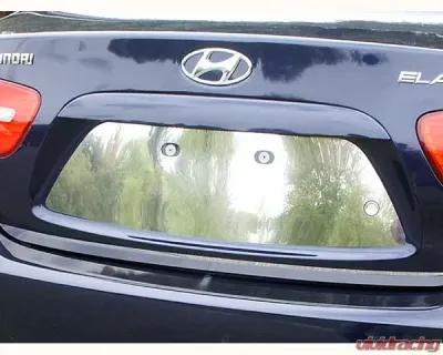 Quality Automotive Accessories 1-Piece Stainless Steel License Plate Bezel Hyundai Elantra 4-Door Sedan 2007-2010 - LP27340