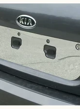 Quality Automotive Accessories 1-Piece Stainless Steel License Plate Bezel Kia Optima Only fits for vehicles made after 2006 Jun; 4-Door Sedan 2006-2010                                     - LP27805 - Image 3