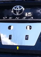 Quality Automotive Accessories 1-Piece Stainless Steel License Plate Bezel Toyota Venza 4-Door Crossover SUV 2009-2015                                     - LP29155 - Image 3