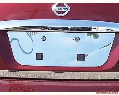 Quality Automotive Accessories 1-Piece Stainless Steel License Plate Bezel Nissan Maxima 4-Door Sedan 2009-2014 - LP29540