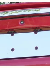 Quality Automotive Accessories 1-Piece Stainless Steel License Plate Bezel Ford Mustang 2-Door Coupe Convertible 1999-2004                                     - LP39351 - Image 3