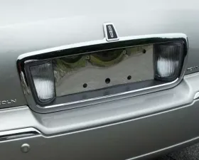 Quality Automotive Accessories 1-Piece Stainless Steel License Plate Bezel Lincoln Town Car 4-Door Sedan 2003-2007