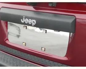 Quality Automotive Accessories 1-Piece Stainless Steel License Plate Bezel Jeep Commander 4-Door SUV 2006-2010