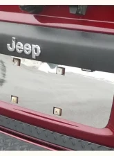 Quality Automotive Accessories 1-Piece Stainless Steel License Plate Bezel Jeep Commander 4-Door SUV 2006-2010                                     - LP46095 - Image 3