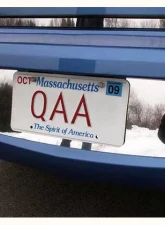 Quality Automotive Accessories 1-Piece Stainless Steel License Plate Bezel Chrysler Sebring 4-Door Sedan 2007-2010                                     - LP47780 - Image 3