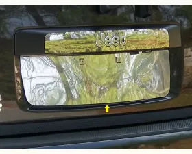 Quality Automotive Accessories 1-Piece Stainless Steel License Plate Bezel Jeep Liberty 4-Door SUV 2008-2012