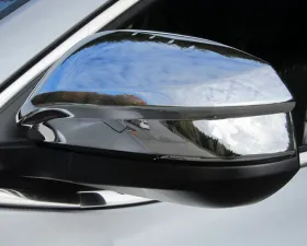 Quality Automotive Accessories 2-Piece Chrome Plated ABS plastic Mirror Cover Set Toyota Highlander 4-Door SUV 2014-2019