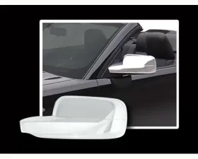 Quality Automotive Accessories 2-Piece Chrome Plated ABS plastic Mirror Cover Set Ford Mustang 2-Door Coupe Convertible 2005-2009