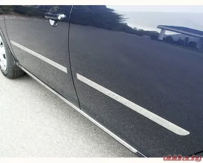 Quality Automotive Accessories 4-Piece Stainless Steel Body Molding Insert Trim Kit Hyundai Elantra 4-Door Sedan 2007-2010 - MI27340