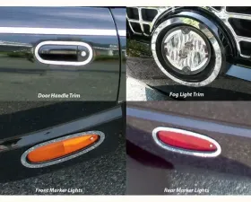 Quality Automotive Accessories 8-Piece Stainless Steel Accent Trim Ford Thunderbird 2-Door Coupe Convertible 2002-2006