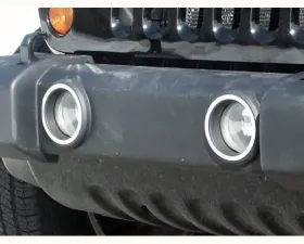 Quality Automotive Accessories 2-Piece Stainless Steel Accent Trim Jeep Wrangler JK 4-Door SUV 2007-2018