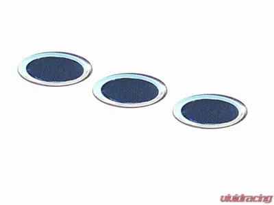 Quality Automotive Accessories 6-Piece Chrome Plated ABS plastic Port Hole Bezel Universal Portholes Fits ALL - PH4600R