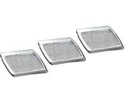 Quality Automotive Accessories 6-Piece Chrome Plated ABS plastic Port Hole Bezel Universal Portholes Fits ALL