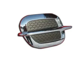 Quality Automotive Accessories 2-Piece Chrome Plated ABS plastic Port Hole Bezel Universal Portholes Fits ALL