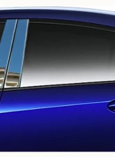 Quality Automotive Accessories 6-Piece Stainless Steel Pillar Post Trim Mazda Mazda3 4-Door Sedan 2010-2013                                     - PP10751 - Image 3