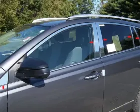 Quality Automotive Accessories 10-Piece Stainless Steel Pillar Post Trim Toyota Rav4 4-Door SUV 2013-2018
