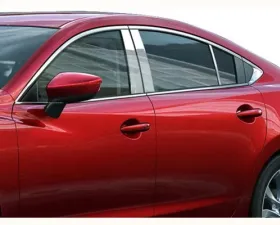 Quality Automotive Accessories 10-Piece Stainless Steel Pillar Post Trim Mazda Mazda6 4-Door Sedan 2014-2021