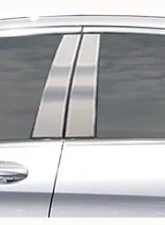 Quality Automotive Accessories 4-Piece Stainless Steel Pillar Post Trim Mercedes C Class 4-Door Sedan C300 C400 only 2015-2021                                     - PP15081 - Image 3