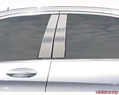 Quality Automotive Accessories 4-Piece Stainless Steel Pillar Post Trim Mercedes C Class 4-Door Sedan C300 C400 only 2015-2021 - PP15081