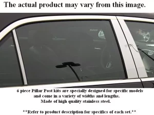 Quality Automotive Accessories 6-Piece Stainless Steel Pillar Post Trim Honda Accord 4-Door Sedan 2002-2002 - PP22282 - Image 3