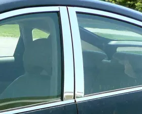 Quality Automotive Accessories 4-Piece Stainless Steel Pillar Post Trim Toyota Prius 4-Door Hatchback 2004-2009