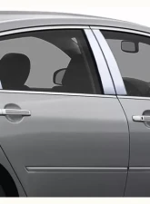 Quality Automotive Accessories 8-Piece Stainless Steel Pillar Post Trim Infiniti M35 | M45 4-Door Sedan 2006-2010                                     - PP26057 - Image 3