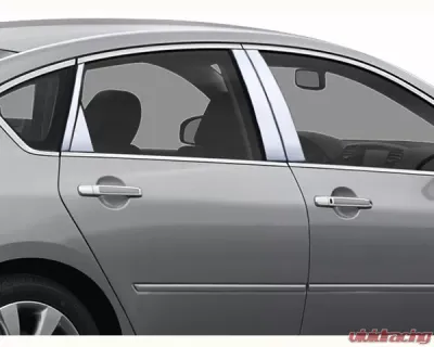 Quality Automotive Accessories 8-Piece Stainless Steel Pillar Post Trim Infiniti M35 | M45 4-Door Sedan 2006-2010 - PP26057