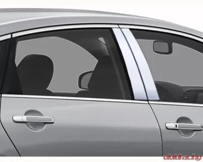 Quality Automotive Accessories 4-Piece Stainless Steel Pillar Post Trim Infiniti M35 | M45 4-Door Sedan 2006-2010 - PP26058