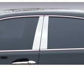 Quality Automotive Accessories 4-Piece Stainless Steel Pillar Post Trim Lexus LS460 4-Door Sedan 2007-2017