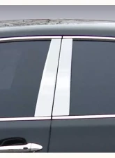Quality Automotive Accessories 4-Piece Stainless Steel Pillar Post Trim Lexus LS460 4-Door Sedan 2007-2017                                     - PP27100 - Image 3