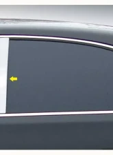 Quality Automotive Accessories 6-Piece Stainless Steel Pillar Post Trim Lexus LS460 4-Door Sedan 2007-2017                                     - PP27101 - Image 3