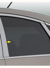 Quality Automotive Accessories 4-Piece Stainless Steel Pillar Post Trim Infiniti EX 4-Door SUV 2008-2013                                     - PP28040 - Image 3