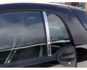 Quality Automotive Accessories 2-Piece Stainless Steel Pillar Post Trim Smart Fortwo 2-Door Hatchback 2008-2012