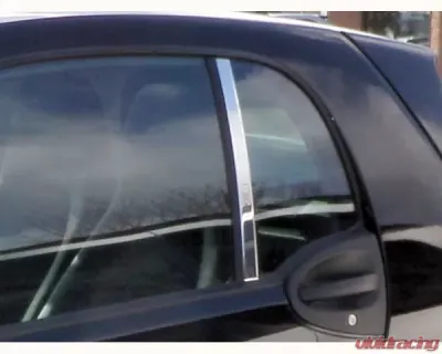 Quality Automotive Accessories 2-Piece Stainless Steel Pillar Post Trim Smart Fortwo 2-Door Hatchback 2008-2012 - PP28400