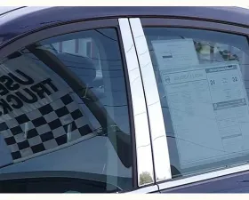 Quality Automotive Accessories 4-Piece Stainless Steel Pillar Post Trim Nissan Versa 4-Door Sedan Hatchback 2007-2011